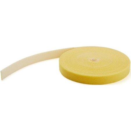 Startech.com 100ft Hook And Loop Roll, Cut-to-size Reusable Cable Ties, Bulk Industrial Wire Fastener Tape /adjustable Fabric Wraps Yellowith Resuable Self Gripping Cable Management Straps -