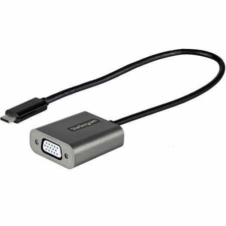 StarTech 12" USB C to VGA Adapter Dongle Video Converter CDP2VGAEC