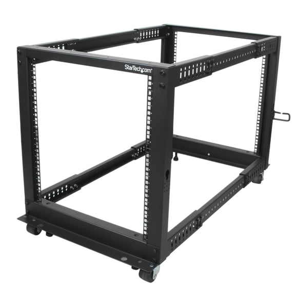 12U SERVER RACK OPEN FRAME ADJUSTABLE DEPTH 4POST RACK