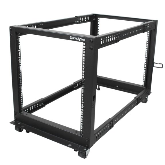 12U SERVER RACK OPEN FRAME ADJUSTABLE DEPTH 4POST RACK