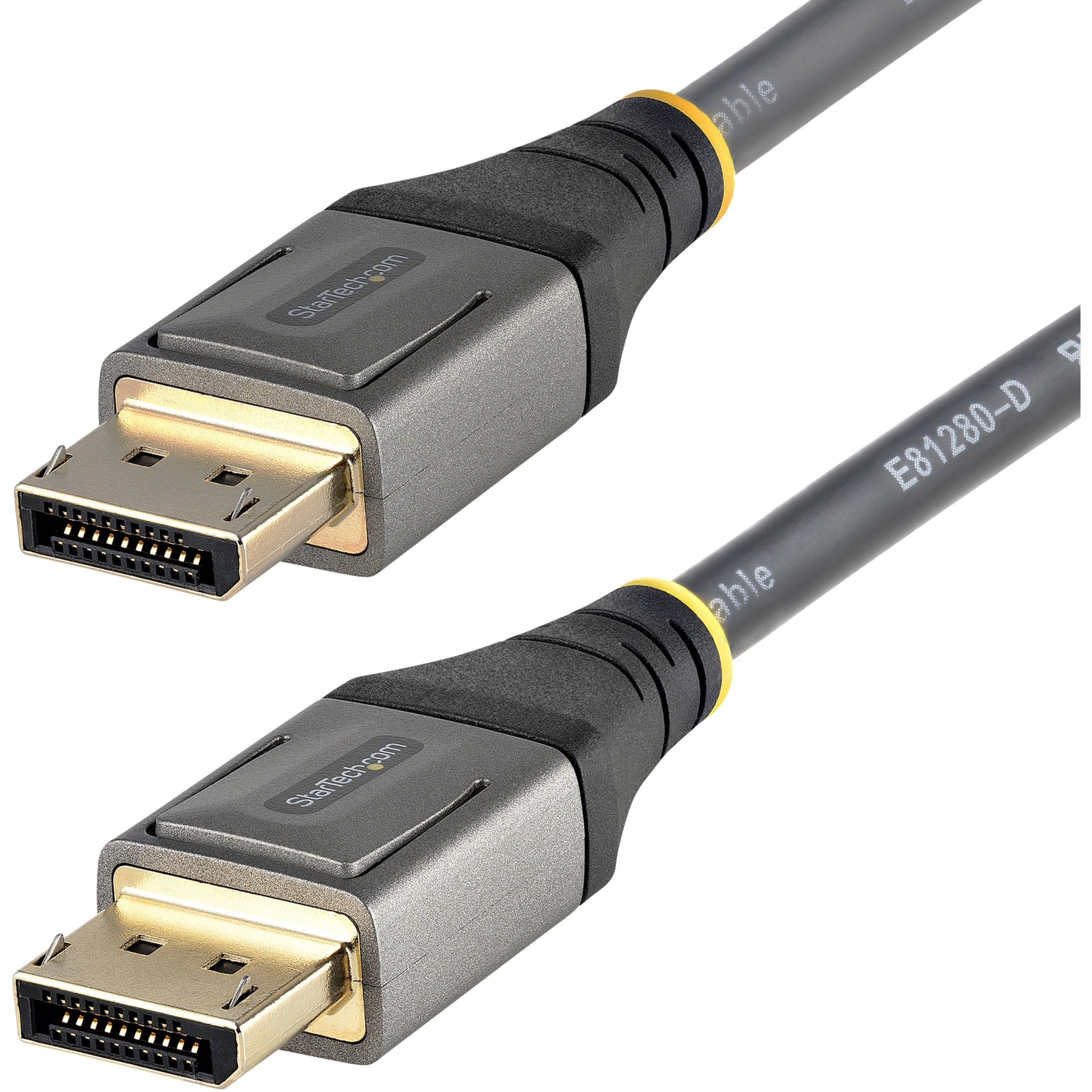 Startech.com 13ft (4m) Vesa Certified Displayport 1.4 Cable, 8k 60hz Hdr10, Ultra Hd 4k 120hz Dp Video Cable, Displayport To Displayport Cable, Dp Cord For Monitors/displays, M/m - Dp 1.4 Cable With
