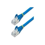 StarTech.com 15ft CAT6a Ethernet Cable - Low Smoke Zero Halogen (LSZH) - 10 Gigabit 500MHz 100W PoE RJ45 S/FTP Blue Network Patch Cord Snagless w/Strain Relief (NLBL-15F-CAT6A-PATCH)