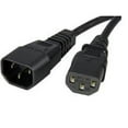 thumbnail image 1 of StarTech  1ft Power Cord Extension C14 to C13 - Black - 1ft, 1 of 1