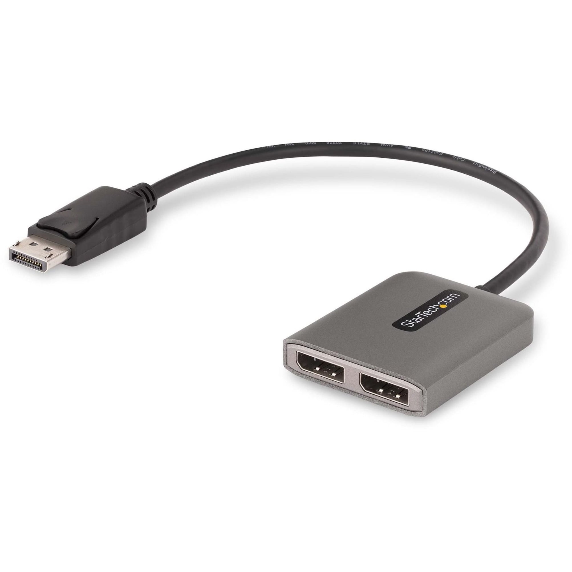 StarTech.com 2-Port DisplayPort MST Hub - USB Powered Dual 4K 60Hz ...