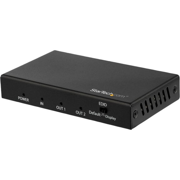 StarTech.com 2 Port HDMI Splitter - 4K 60Hz - 1x2 Way HDMI 2.0 Splitter - HDR - ST122HD202
