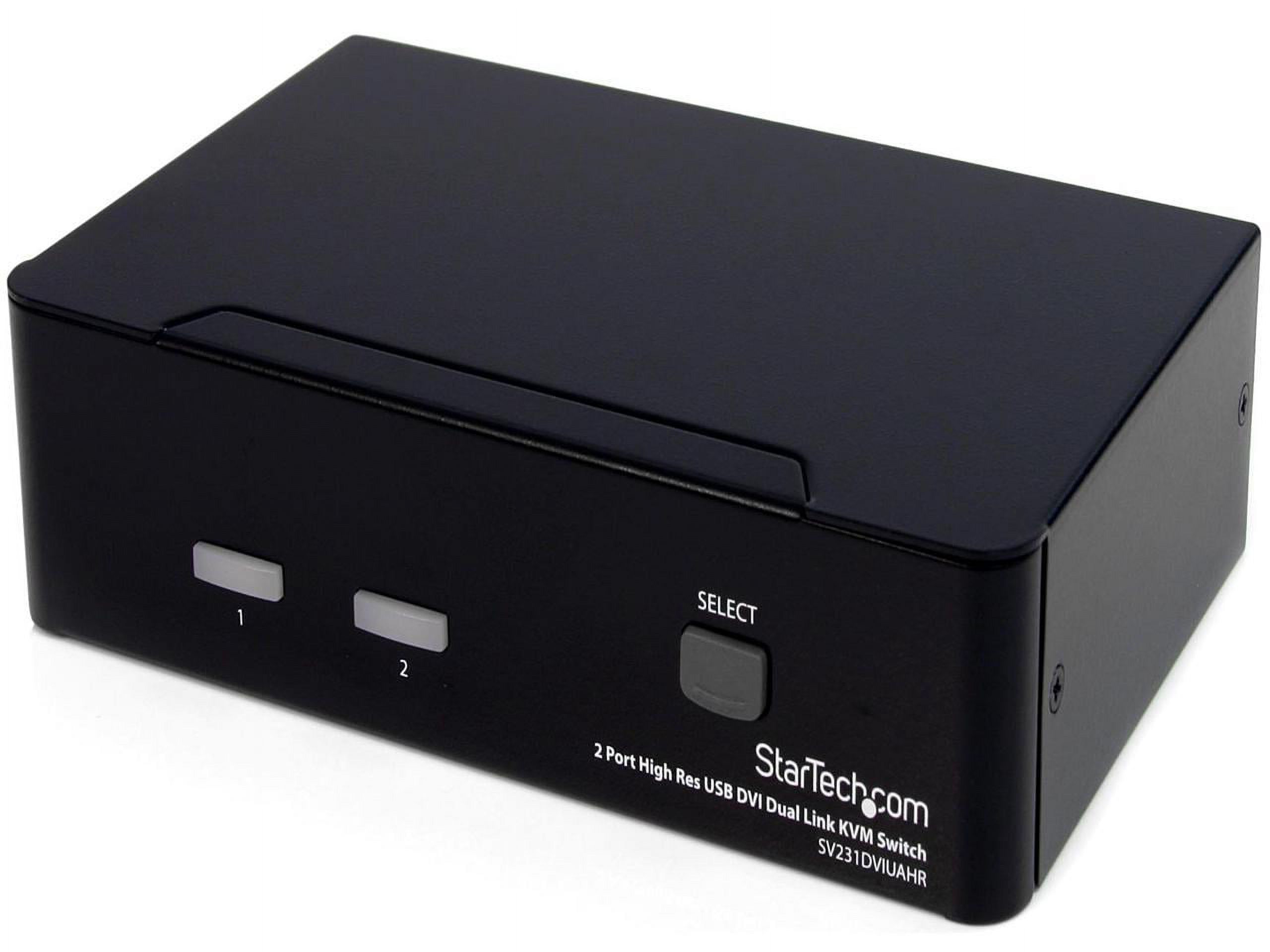 StarTech 2-Port High Resolution USB DVI Dual Link KVM Switch with Audio - image 1 of 3