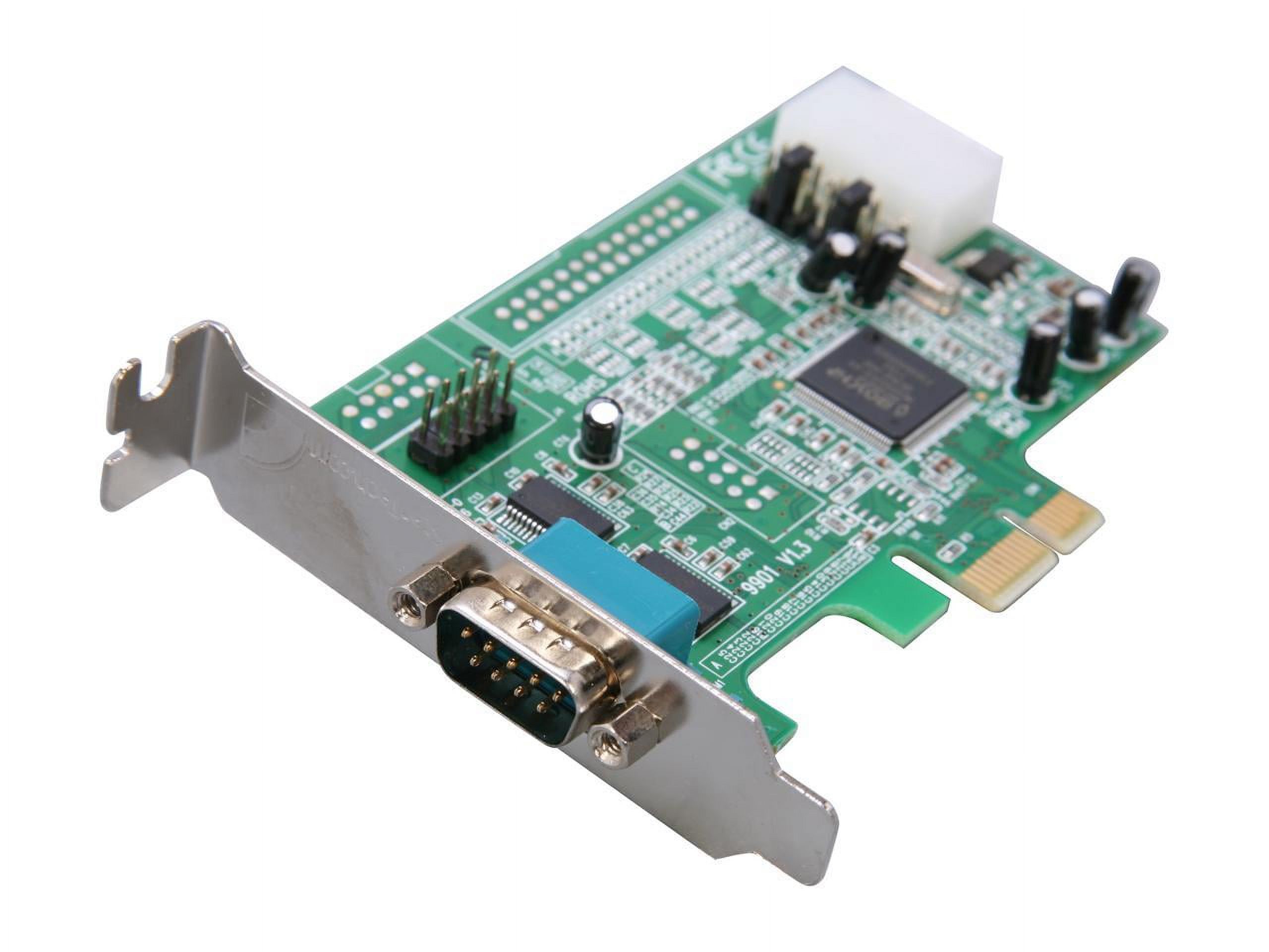 StarTech 2 Port Low-Profile Native RS232 PCI Express Serial Card with 16550 UART - image 1 of 5