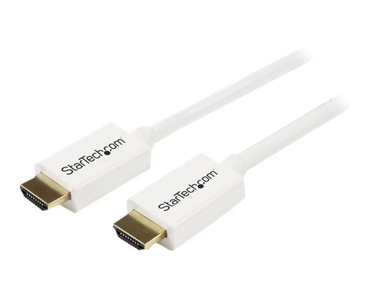 StarTech 2m CL3 In-Wall High-Speed HDMI Cable, White