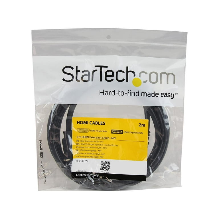 StarTech 2m HDMI Extension Cable - Ultra HD 4k x 2k HDMI Cable