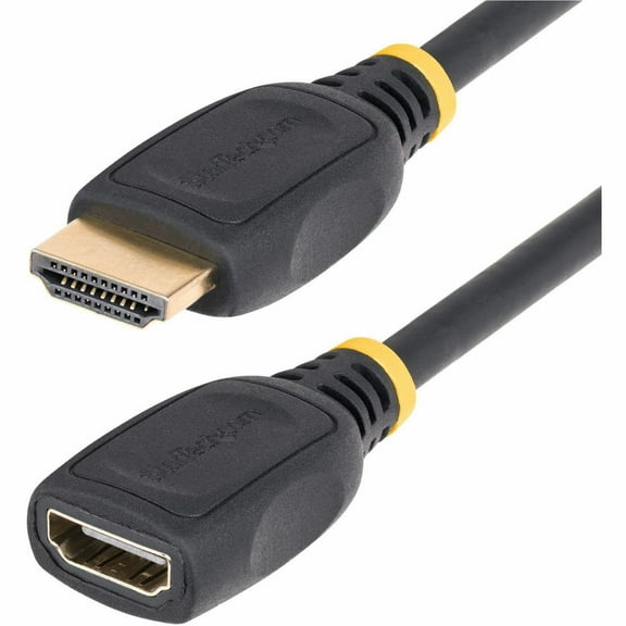 StarTech 3.3ft 1m HDMI 2.0 Extension Cable HD2MF3FL
