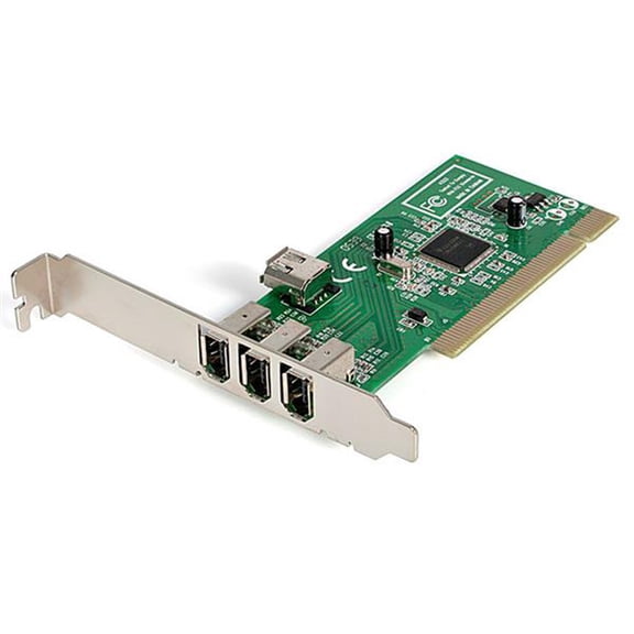 StarTech.com StarTech.com 4 Port IEEE-1394 FireWire PCI Card - Add 4 FireWire ports to a desktop computer through a PCI slot - pci firewire card - 1394 pci firewire card - pci firewire 400 -4 port