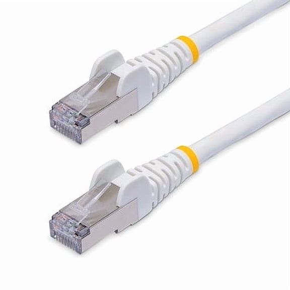 StarTech 3ft White CAT8 Ethernet Cable, Snagless RJ45, 25G/40G, 2000MHz, 100W PoE++, S/FTP, 26AWG Pure Bare Copper, LSZH