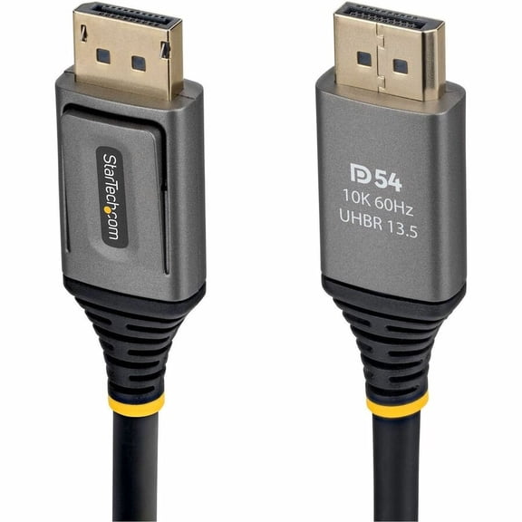 StarTech 3m DisplayPort 2.1 Cable, VESA Certified DP54 DisplayPort Cable, 8K 60Hz, 8K 144Hz/4K 240Hz w/DSC 1.2a, DP 2.1 Monitor Cord