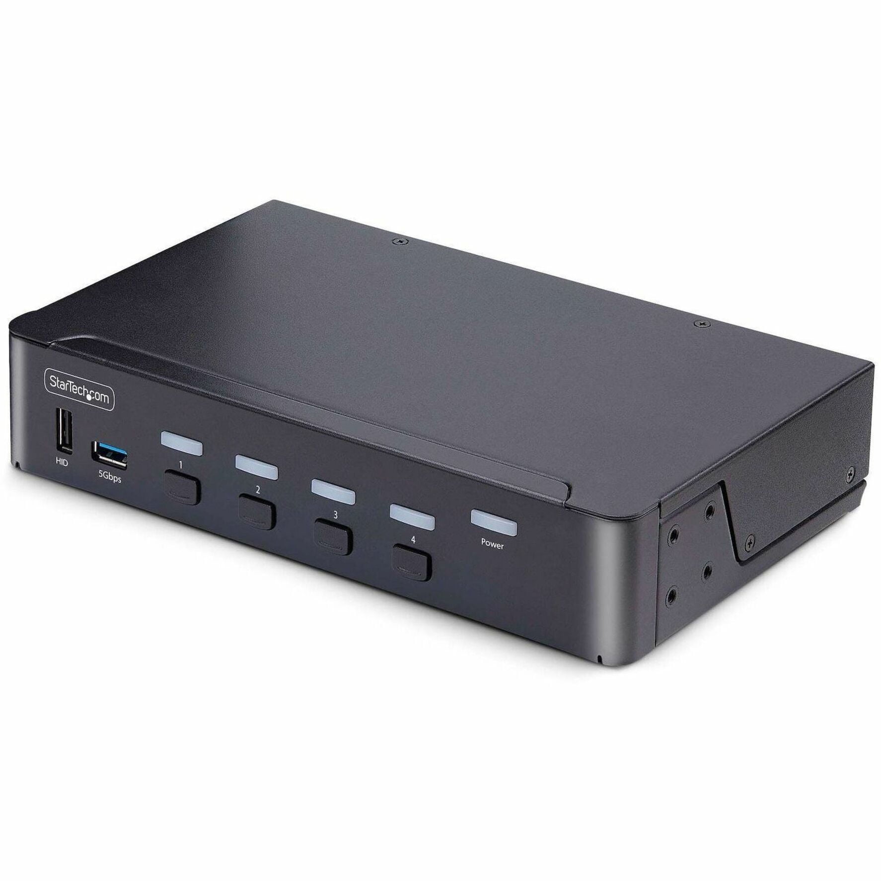 StarTech 4-Port DisplayPort 1.4 KVM Switch 8K 60Hz / 4K 144Hz 2x USB 3.0 Ports 4x USB 2.0 Ports Hotkey Switching TAA Compliant D86A24PORT8KKVM