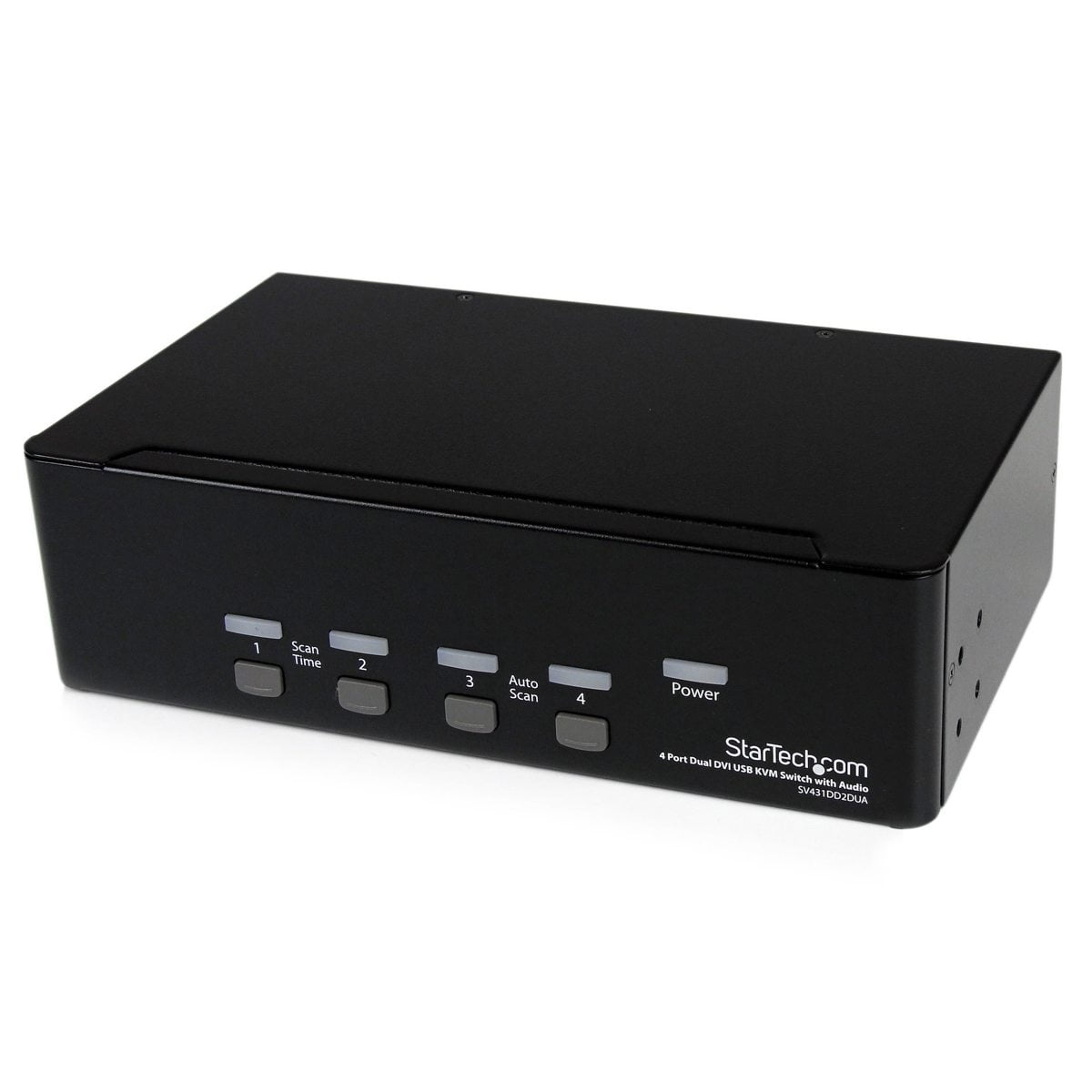 StarTech 4-Port Dual DVI USB KVM Switch with Audio and USB 2.0 Hub
