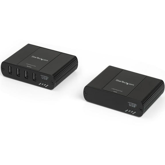 StarTech.com 4 Port USB 2.0 Extender over Ethernet/IP Network Hub, up to 330ft (100m), USB over Gigabit LAN or Direct Cat5e/Cat6 Cable