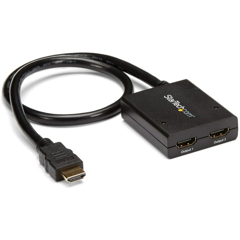 Free Shipping! StarTech 4K HDMI 2-Port Video Splitter - Powered by 