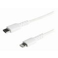 thumbnail image 1 of StarTech 6.6ft USB C to Lightning Cable Heavy Duty Lightning Cable RUSBCLTMM2MW, 1 of 5