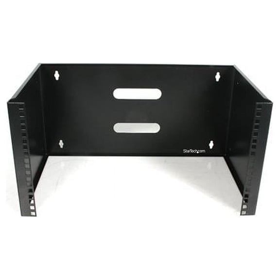 StarTech 6U 12-Inch Deep Wall Mounting Bracket Patch Panel