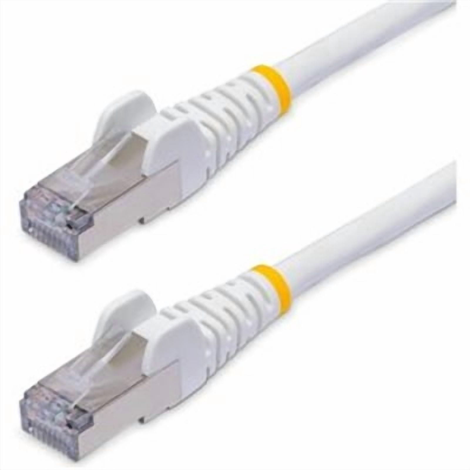 StarTech 6ft White CAT8 Ethernet Cable, Snagless RJ45, 25G/40G, 2000MHz, 100W PoE++, S/FTP, 26AWG Pure Bare Copper, LSZH