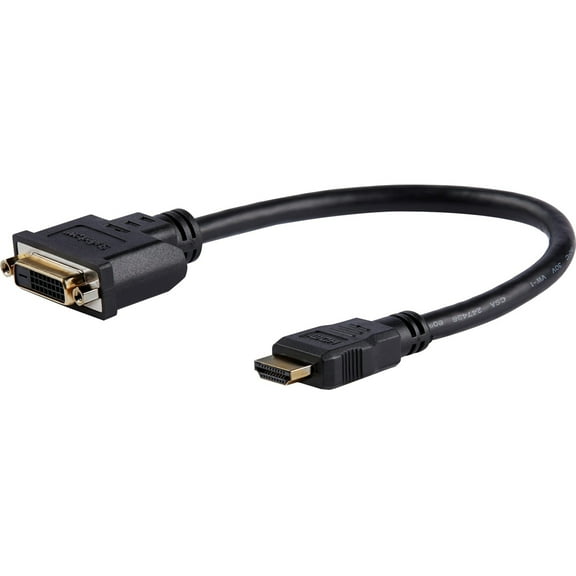 StarTech Accessory HDDVIMF8IN 8inch HDMI to DVI-D Video Cable Adapter Famale/Male Retail