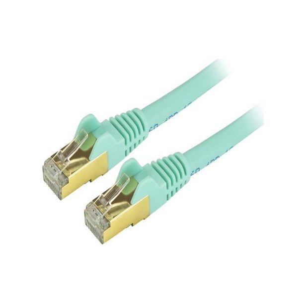 StarTech C6ASPAT9AQ StarTech.com Cat6a Shielded Patch Cable - 9 ft ...
