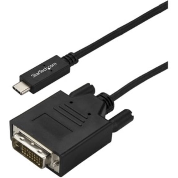 StarTech 3 m [10 ft.] USB-C to DVI Cable - 1920 x 1200 - Black (cdp2dvi3mbnl)