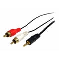 thumbnail image 1 of StarTech Cable MU1MMRCA 1feet Stereo Audio Cable 3.5mm Male to 2xRCA Male Retail, 1 of 3