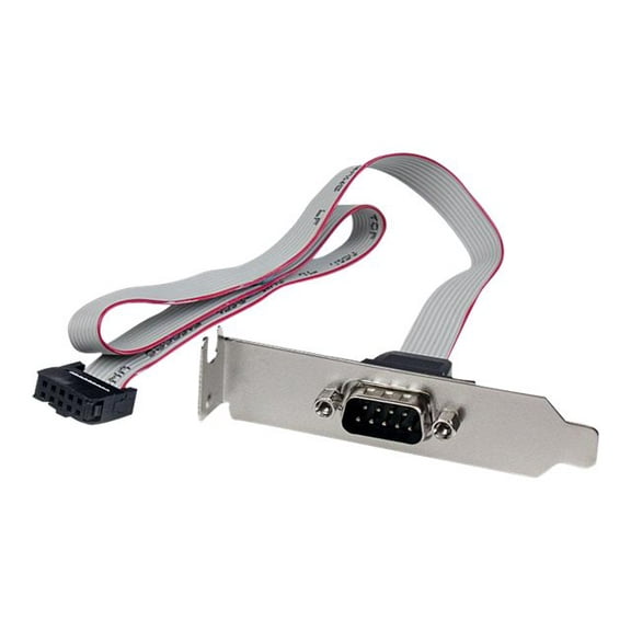 StarTech 1 Port 16in DB9 Serial Port Bracket to 10 Pin Header