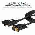 thumbnail image 1 of StarTech 3' HDMI to VGA Active Converter Cable, 1 of 11