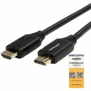 3m 10 ft Premium High Speed HDMI Cable with Ethernet - 4K 60Hz - Premium Certified HDMI Cable