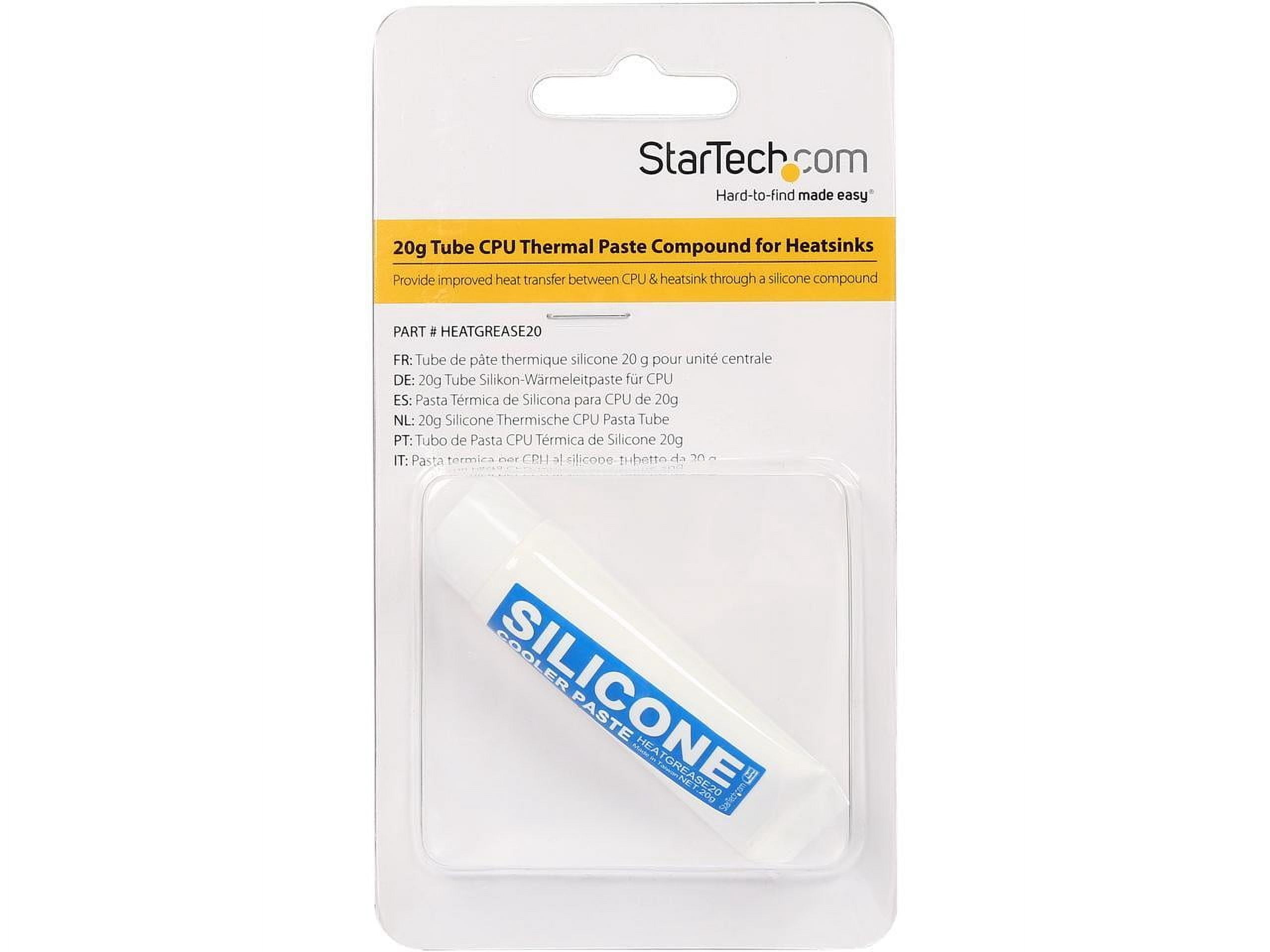StarTech HEATGREASE20 20G Tube Cpu Thermal Paste Compound