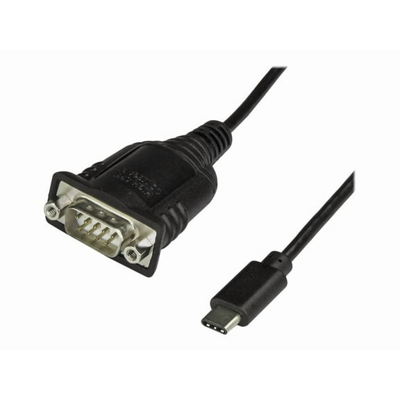 StarTech ICUSB232C USB C to Serial Adapter - RS232 / DB9 Cable - Windows / Mac / Linux Compatible - Bus Powered - USB C Serial Converter
