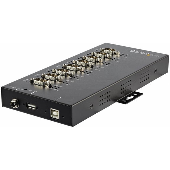 StarTech 8-Port Industrial USB to RS-232/422/485 Serial Adapter - 15 kV ESD Protection - USB to Serial Adapter (icusb234858i)