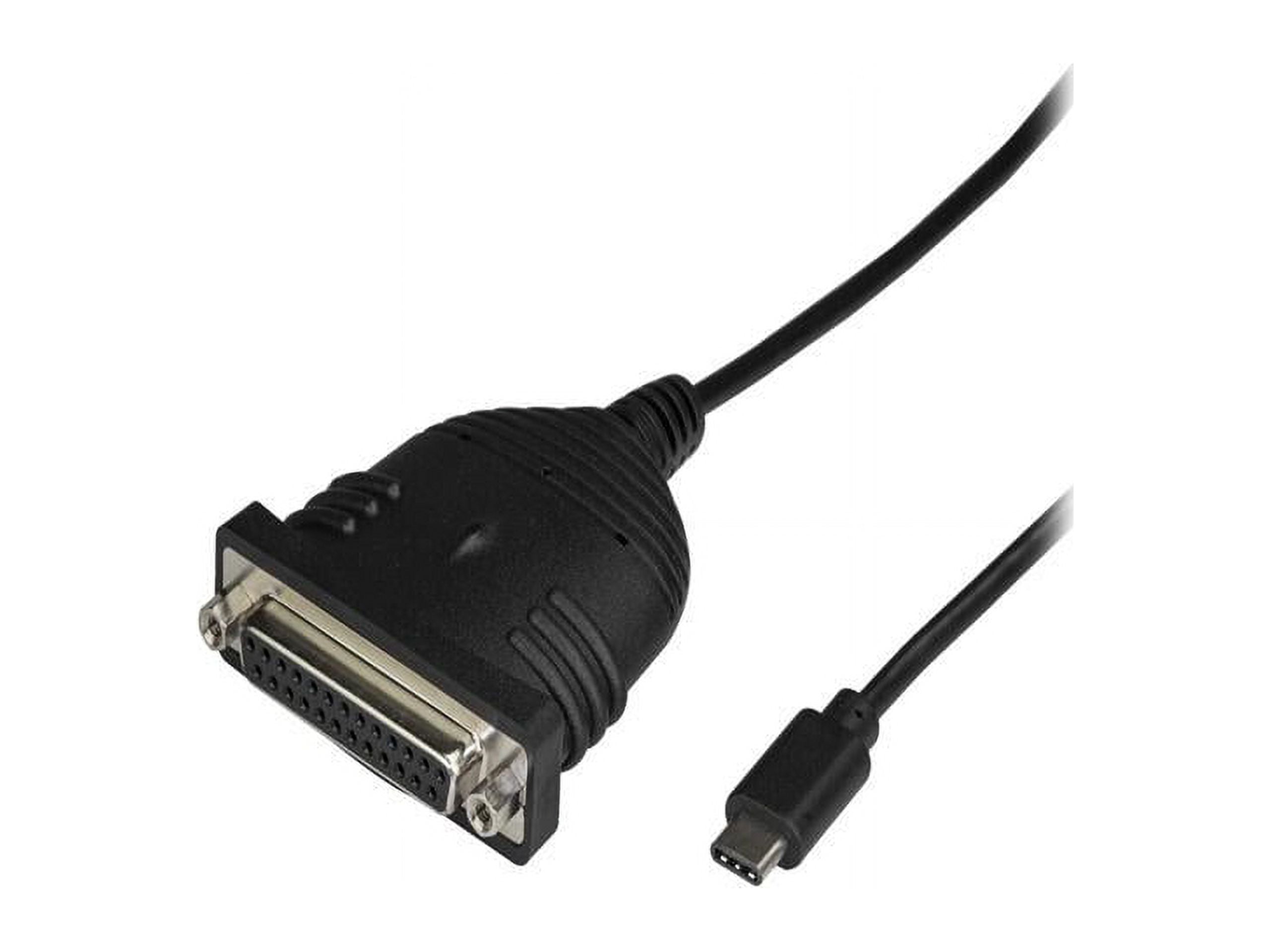StarTech ICUSBCPLLD25 USB C to Parallel Printer Cable DB25 Female
