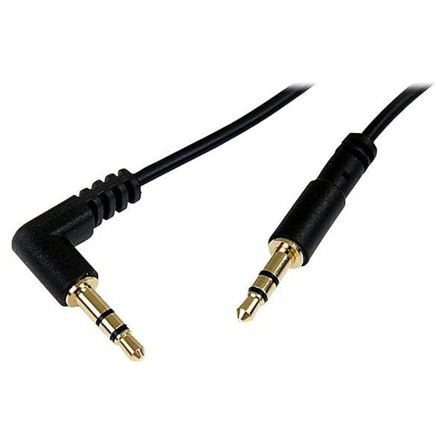 StarTech MU1MMSRA 1' Stereo Jack Cable Black