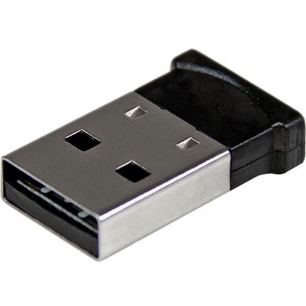 StarTech Mini USB Bluetooth 4.0 Adapter - 50m(165ft) Class 1 EDR Wireless Dongle - USB - 3 Mbit/s - 2.48 GHz ISM - 165 ft Indoor Range - External - image 1 of 1