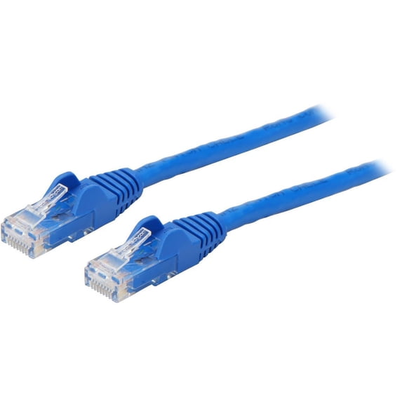StarTech 14ft CAT6 Ethernet Cable - Blue CAT 6 Gigabit Ethernet Wire - 250Mhz 100W PoE RJ45 UTP Network Patch Cord Snagless with Strain Relief (N6PATCH14BL)