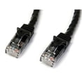 thumbnail image 1 of StarTech 1ft CAT6 Ethernet Cable - Black CAT 6 Gigabit Ethernet Wire -250Mhz 100W PoE RJ45 UTP Network Patch Cord Snagless with Strain Relief (N6PATCH1BK), 1 of 2