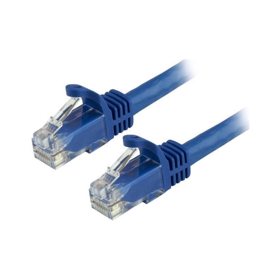 StarTech 2ft CAT6 Ethernet Cable - Blue CAT 6 Gigabit Ethernet Wire -250Mhz 100W PoE RJ45 UTP Network Patch Cord Snagless with Strain Relief (N6PATCH2BL)
