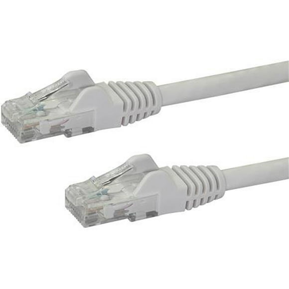StarTech N6PATCH30WH StarTech.com Cat6 Patch Cable - 30 ft - White Ethernet Cable - Snagless RJ45 Cable - Ethernet Cord - Cat 6 Cable - 30ft