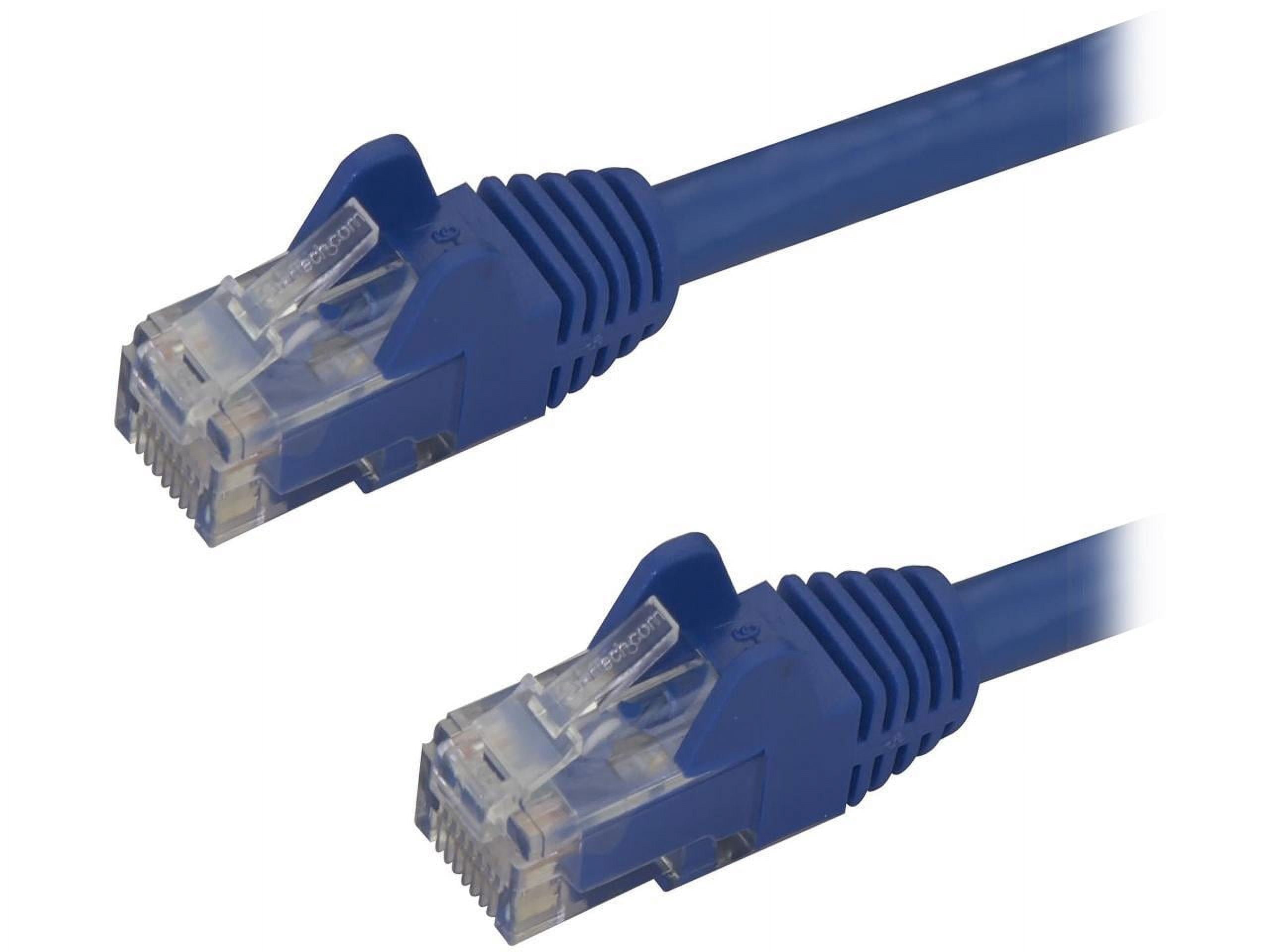 StarTech 4ft CAT6 Ethernet Cable - Blue CAT 6 Gigabit Ethernet Wire -250Mhz 100W PoE RJ45 UTP Network Patch Cord Snagless with Strain Relief (N6PATCH4BL)