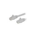 thumbnail image 1 of StarTech 4ft CAT6 Ethernet Cable - White CAT 6 Gigabit Ethernet Wire -250Mhz 100W PoE RJ45 UTP Network Patch Cord Snagless with Strain Relief (N6PATCH4WH), 1 of 2
