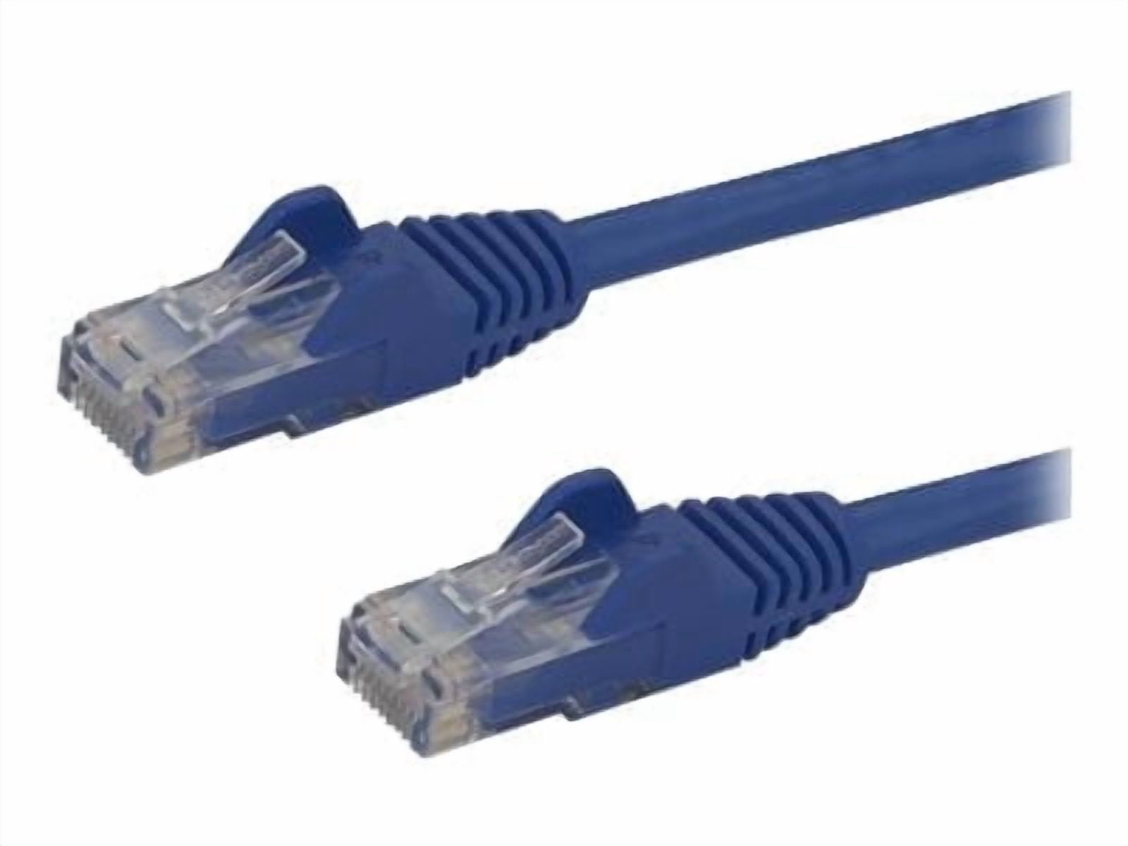 StarTech 6in CAT6 Ethernet Cable - Blue CAT 6 Gigabit Ethernet Wire - 250Mhz 100W PoE RJ45 UTP Network Patch Cord Snagless with Strain Relief (N6PATCH6INBL)