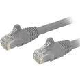 thumbnail image 1 of StarTech 6in CAT6 Ethernet Cable - Gray CAT 6 Gigabit Ethernet Wire -250Mhz 100W PoE RJ45 UTP Network Patch Cord Snagless with Strain Relief (N6PATCH6INGR), 1 of 2