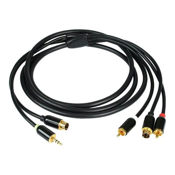 StarTech PC2TVSVID10 StarTech.com 10 ft S-Video with 3.5 mm to RCA Stereo Audio Video Cable - 10ft