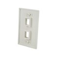 thumbnail image 1 of StarTech PLATE2WH StarTech.com Dual Outlet RJ45 Universal Wall Plate White - 2 x Socket(s) - White, 1 of 4
