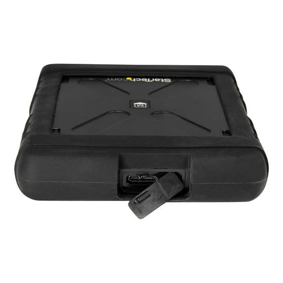 StarTech S251BRU33 2.5" USB 3.0 Hard Drive Enclosure - Rugged - Supports UASP - Tool-Less - IP54 - SSD USB External HDD Enclsoure