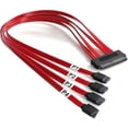 thumbnail image 1 of StarTech.com 50cm Serial Attached SCSI SAS Cable - SFF-8484 to 4x SATA, 1 of 4