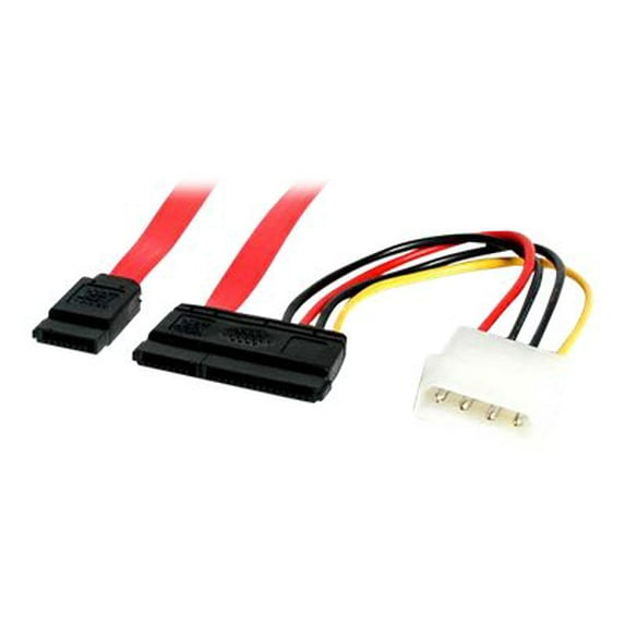 StarTech SATA24POW StarTech.com 24in SATA Serial ATA Data and Power Combo Cable - Female SATA - Female SATA
